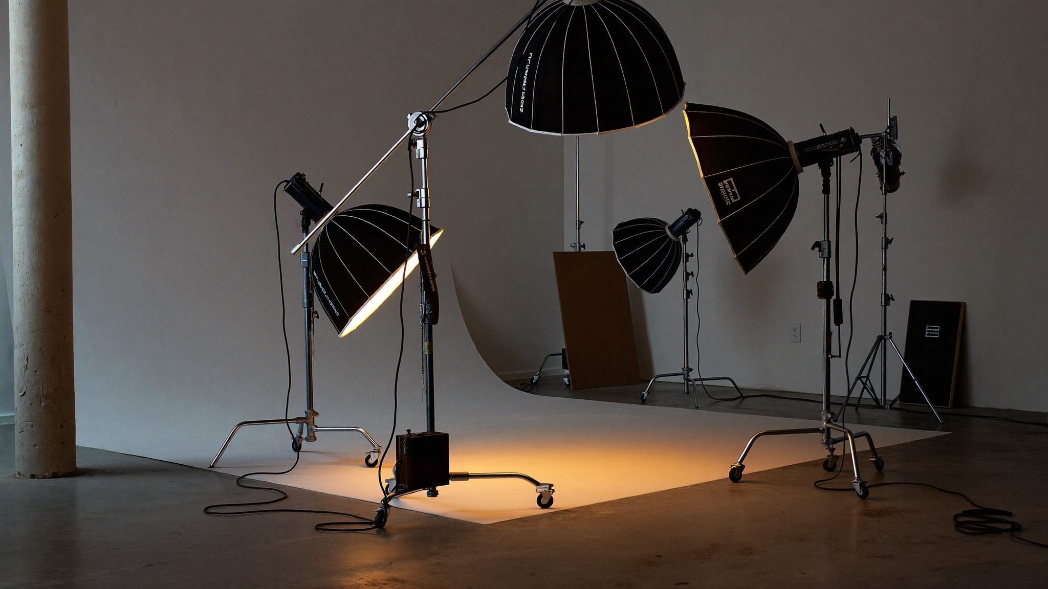 Fully rigged Riverlume broadcast studio